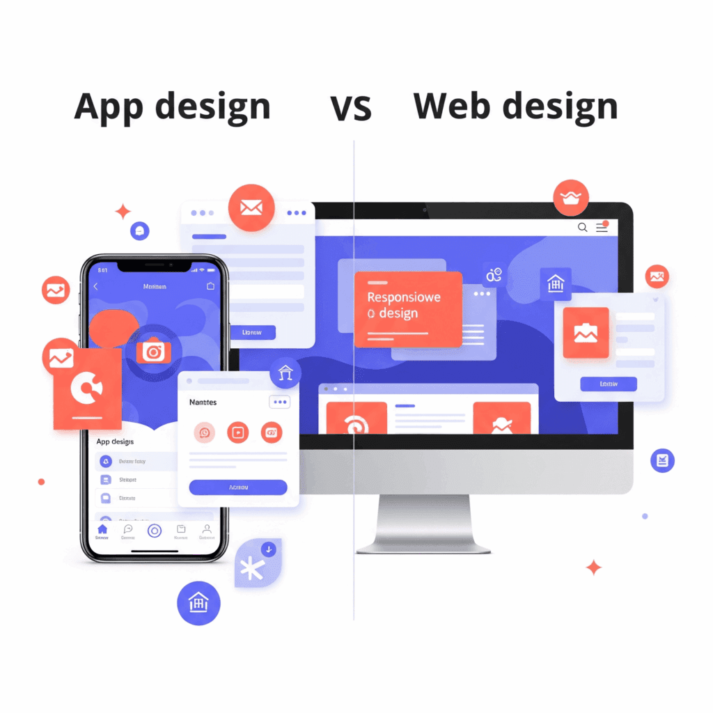 App Design vs webdesign vewris